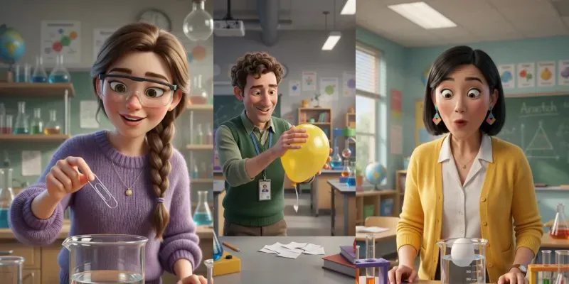 Visual Science Lesson Videos generated by undefined