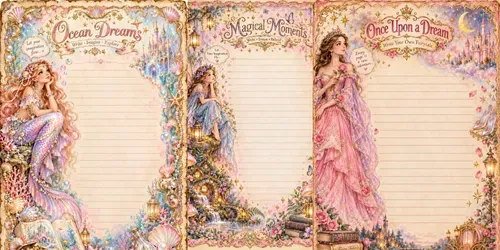 Vintage Fantasy Journal Pages generated by chatgpt-image