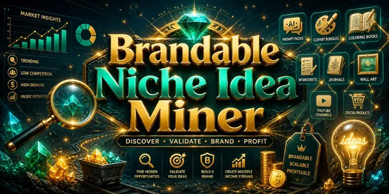 Brandable Niche Idea Miner Agent generated by undefined
