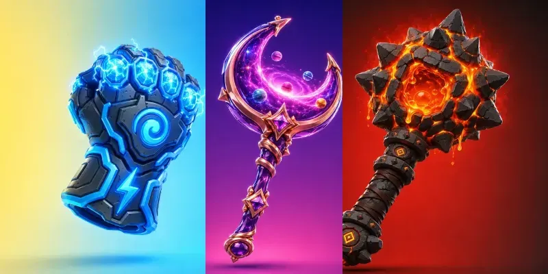 Pixar Style 3D RPG Weapons Packs generated by undefined