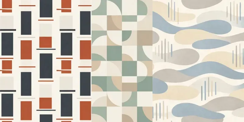 Scandinavian Modern Textile Patterns generated by undefined