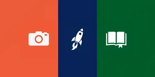 Minimalist UI Icon Silhouette Apps generated by midjourney