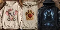 Cute Paw Print Hoodie Designs chatgpt-image prompt mini thumbnail