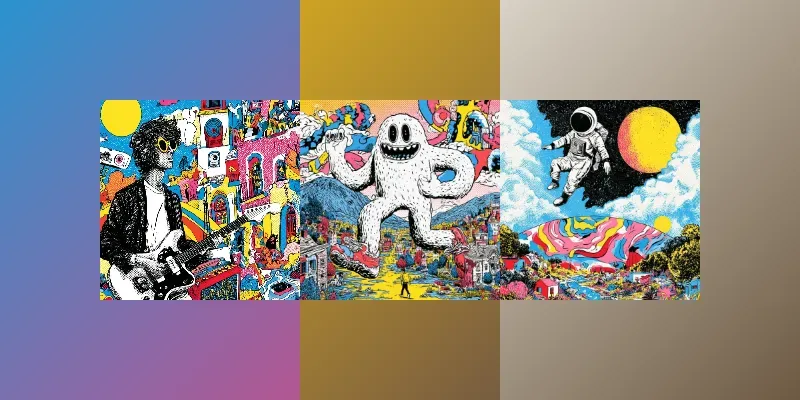 Pop Comic Poster Illustrations generated by undefined