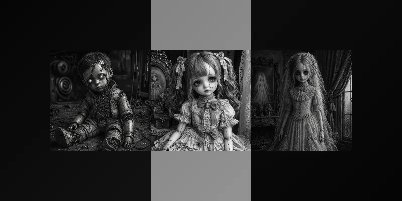 Dark Stitched Doll Characters generated by undefined
