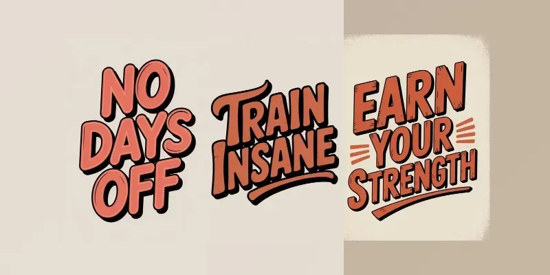 Retro Gym Quote Tee Designs generated by undefined