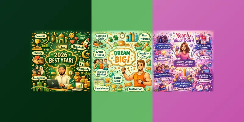 Colorful Life Goals Mind Map Art