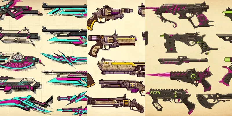 Indie Game Weapon Ui Asset Packs
