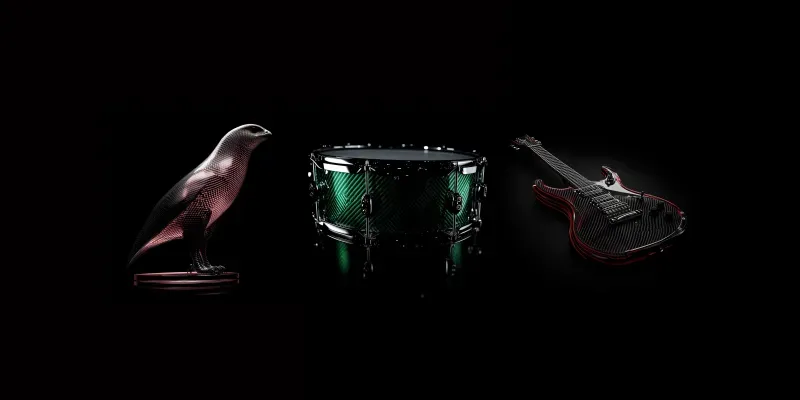 Carbon Fiber Colored Objects generated by undefined