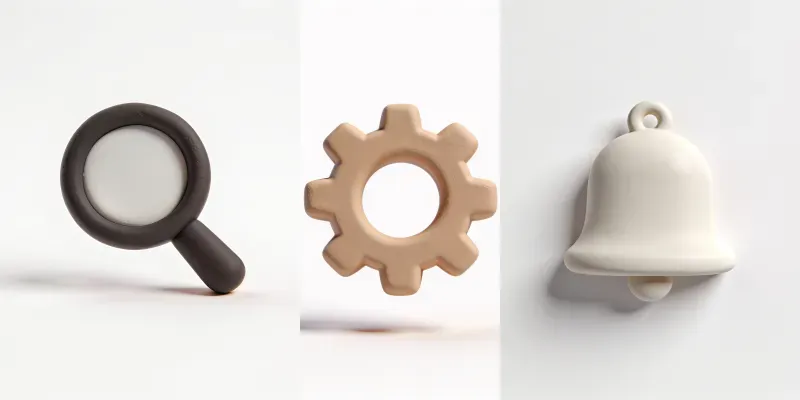 Claymorphism 3D Icons Generator generated by undefined