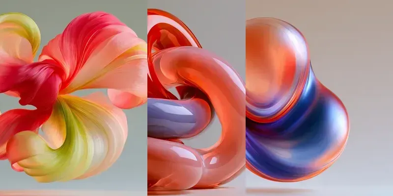 Luminous Candy Sculptures 3Ds
