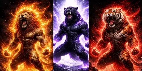 Animal Auras generated by chatgpt-image