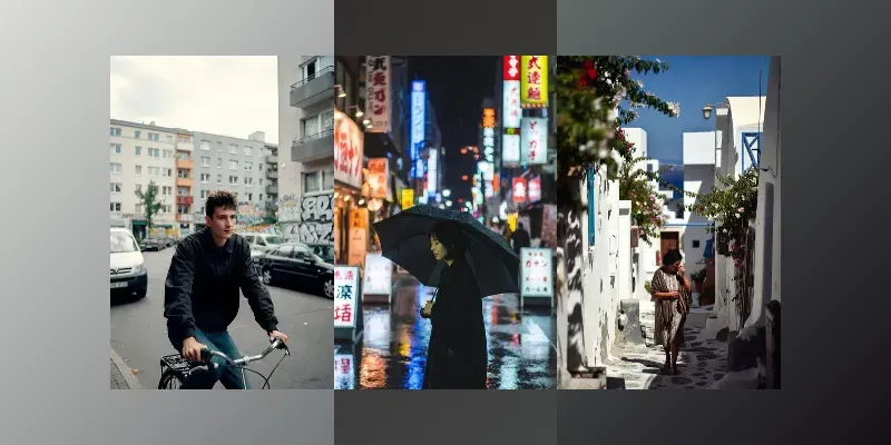 Cinematic Street Photography generated by undefined