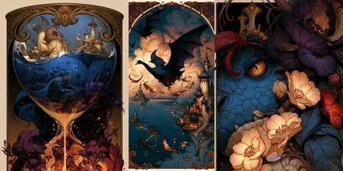 Impossible Dreamworld Chronicles generated by midjourney