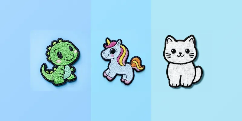 Kawaii Animal Embroidery Patches