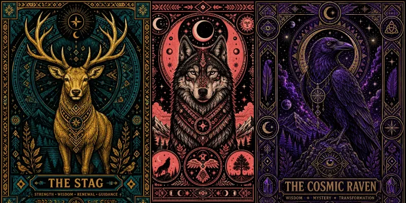Neo Folk Symbol Posters generated by undefined