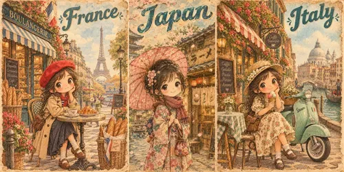 Whimsical Global Traveler Engines generated by chatgpt-image