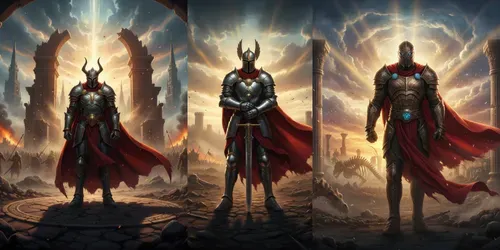 Epic Hero Cinematic Poster Generator generated by gemini-image