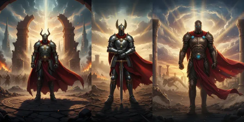 Epic Hero Cinematic Poster Generator generated by undefined