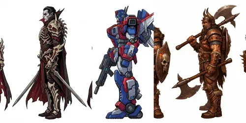 Pro Character Model Sheets generated by gemini-image