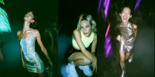 Motion Blur Rave Club Editorials generated by midjourney