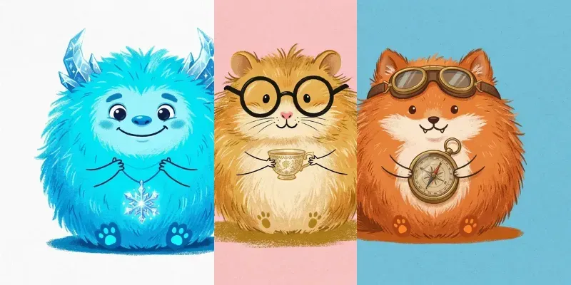 Fluffy Quirky Monsters generated by undefined