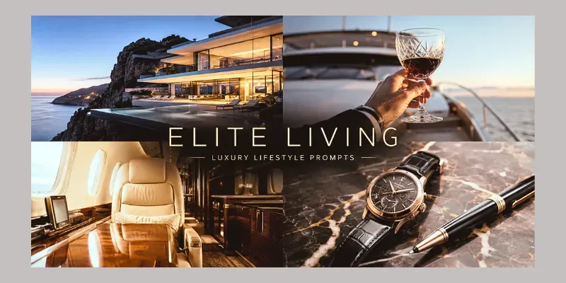 Elite Living Luxury Lifestyle Photos generated by undefined