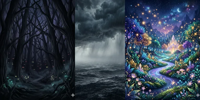 Dreamlike Emotional Landscape Worlds generated by undefined