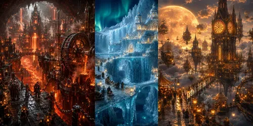 Cinematic Miniature Worlds generated by chatgpt-image
