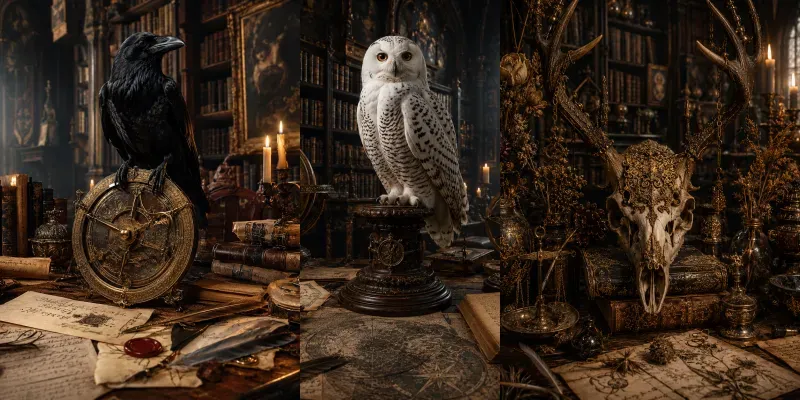 Gothic Library Relics generated by undefined