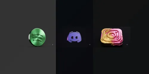 Dynamic Texture App Social Logos generated by gemini-image