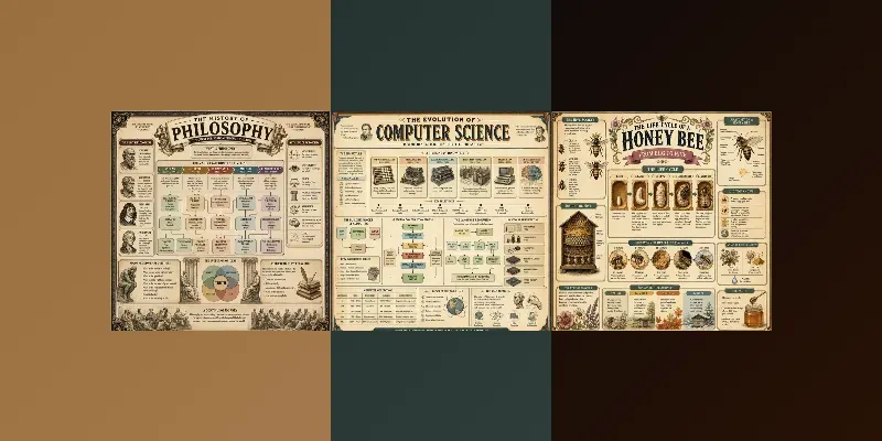 Retro Educational Infographics generated by undefined
