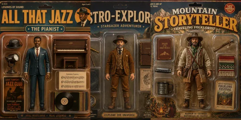 Retro Collectible Figure Generator generated by undefined