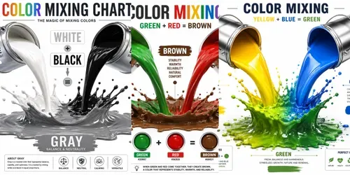 3D Paint Mixing Chart Packs generated by chatgpt-image