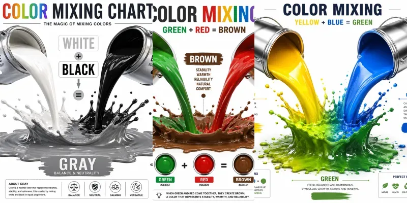 3D Paint Mixing Chart Packs generated by undefined