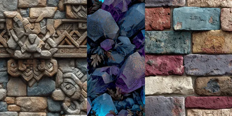Seamless Game Texture Packs generated by undefined
