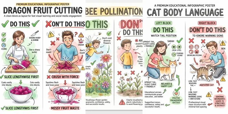 Educational Infographic Poster Kits generated by undefined