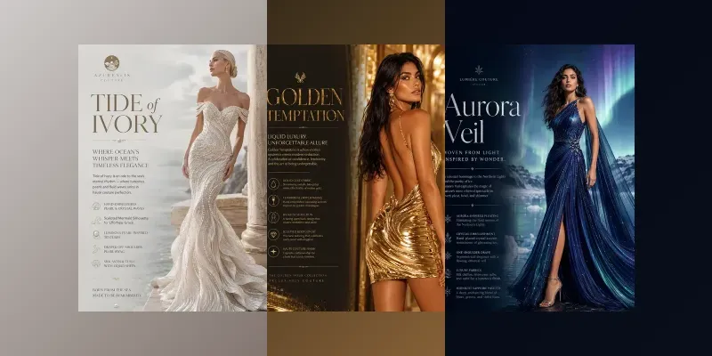 Luxury Dress Campaigns generated by undefined