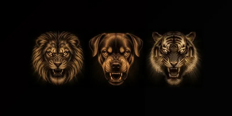 Unique Animal Portraits generated by undefined