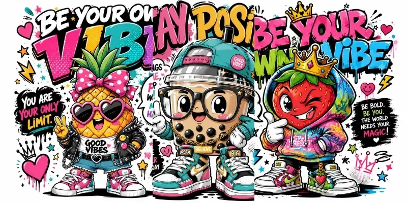 Pop Art Mascot Poster Kits generated by undefined