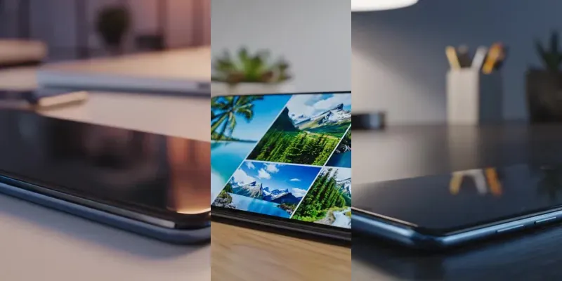 Modern Smartphone Display Showcases generated by undefined