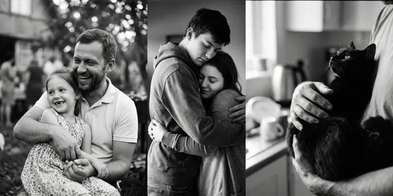 Black And White Documentary Photography generated by undefined
