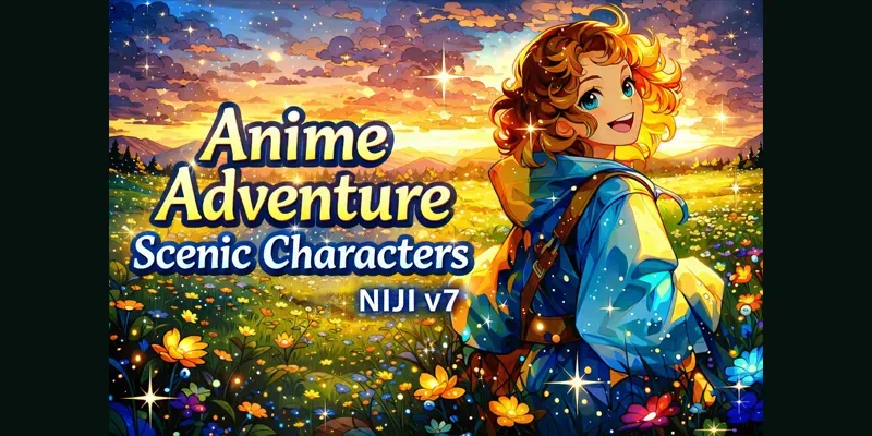 Anime Adventure Scenic Characters generated by undefined
