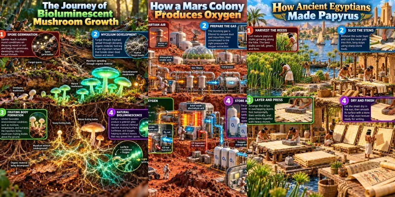3D Educational Infographics