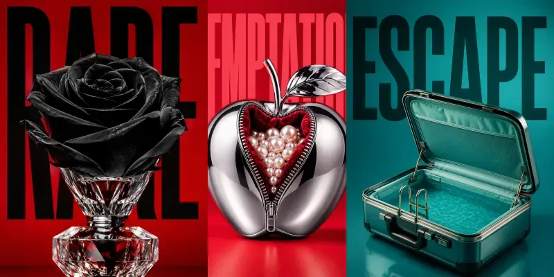 Luxury Pop Ads Surreal Editorials generated by undefined
