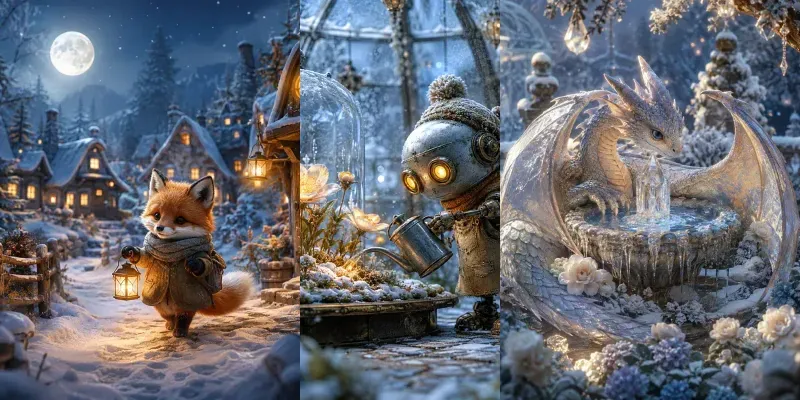 Enchanted Winter Storybooks generated by undefined