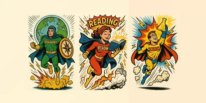 Epic Comic Book Superhero Portraits generated by undefined
