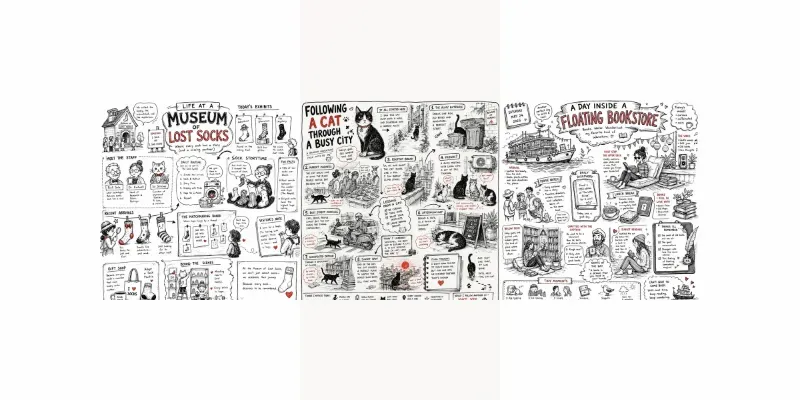 Sketchnote Storyboard Journals generated by undefined