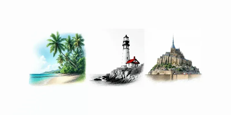 Sketchbook Pencil Colored Style generated by undefined