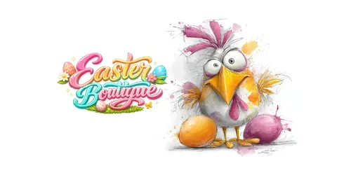 Easter Boutique Clipart generated by midjourney